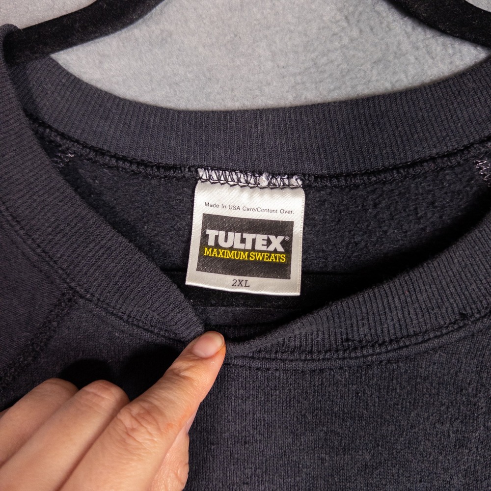 Tultex Sweatshirt Unisex 2XL Black JB's Fish Camp Florida Vintage 90s - Picture 2 of 8